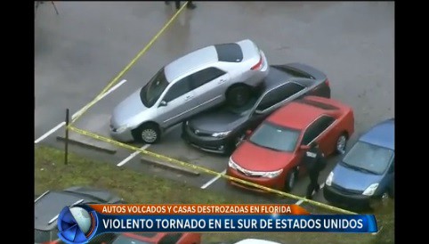 Un tornado provocó destrozos en La Florida, Estados Unidos