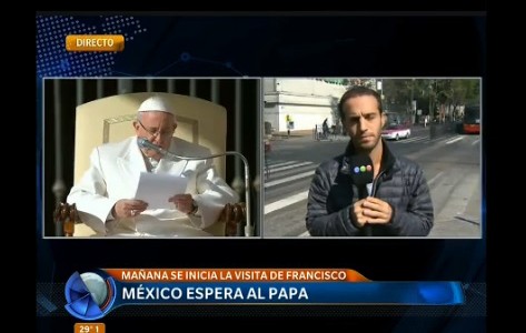 Telefe Noticias en México, a la espera del Papa
