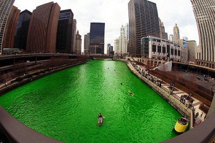 Chicago: el río se tiñó de verde para celebrar San Patricio