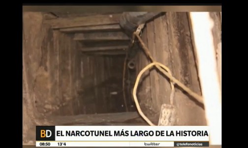 Descubren el narcotúnel más largo de la historia