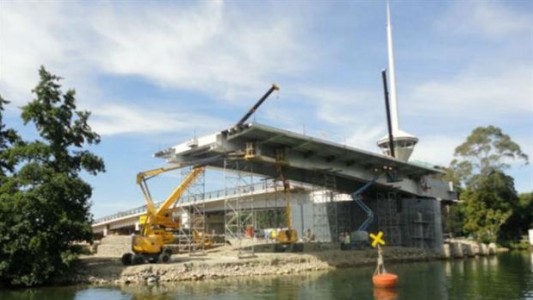 DEmolerán el puente que se construyó al revés en Chile