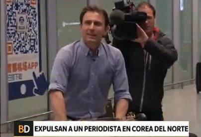 Corea del Norte expulsó a un periodista británico