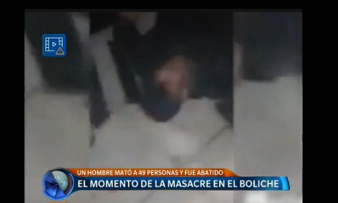 El momento de la masacre de Orlando