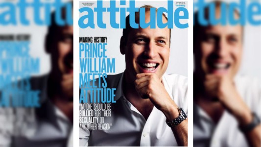 El príncipe Guillermo, en la tapa de la revista gay más vendida de Reino Unido
