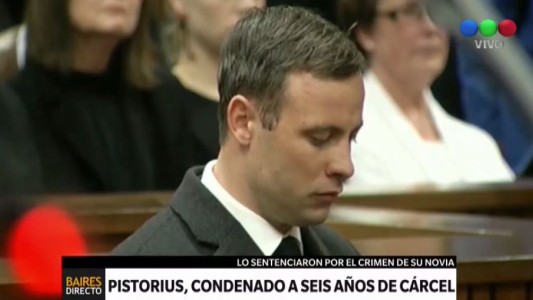 Condenaron Oscar Pistorius a seis años de prisión en Sudáfrica