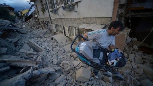 Imágenes del terremoto en Italia