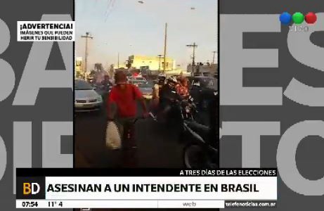 A días de los comicios, asesinaron a candidato a intendente en Brasil
