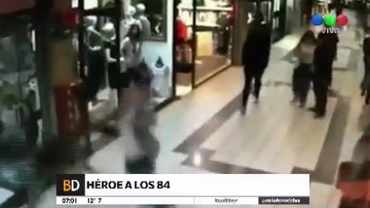 Chile: un héroe de 84 años