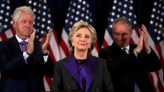 Habló Hillary Clinton: "El país estaba más dividido de lo que pensábamos"