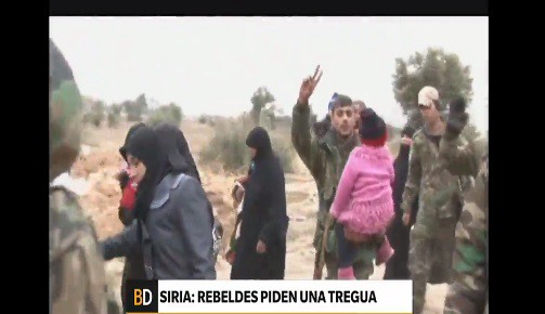 Siria: rebeldes piden una tregua