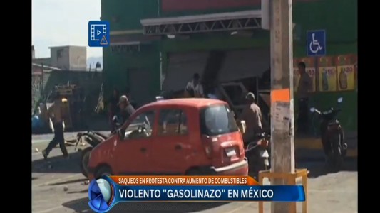 Más de 250 detenidos por el violento "gasolinazo" en México