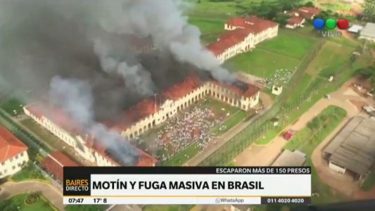 Brasil: Unos 200 presos se fugaron tras un motín en la cárcel de Bauru