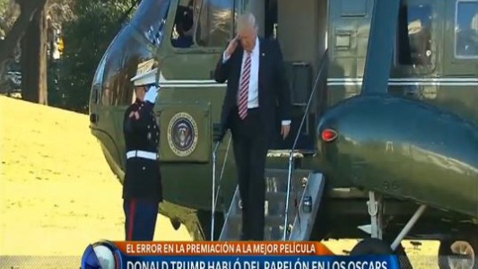 Trump habló del papelón de los Oscar