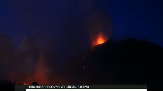 Nueva erupción del volcán Etna