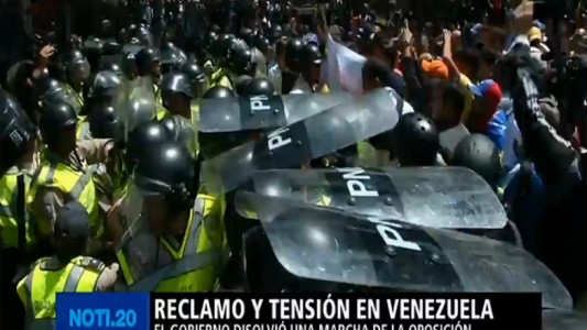 Reclamo y tensión en Venezuela