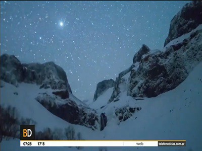 Espectacular lluvia de meteoritos