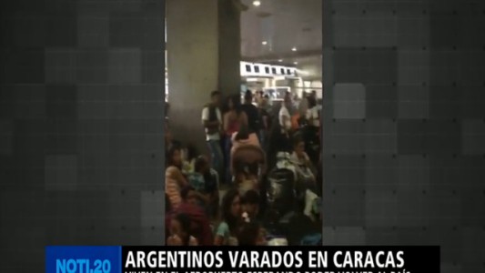 Argentinos varados en Caracas