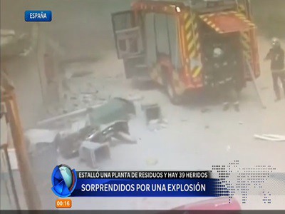 Sorprendidos por una explosión