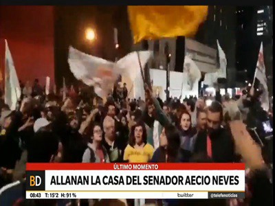 Allanan el Congreso de Brasil