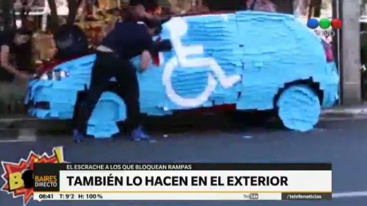 Video: así escrachan a infractores de tránsito en Brasil