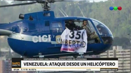 Ataque de un helicóptero al gobierno de Maduro fue catalogado como "terrorista"