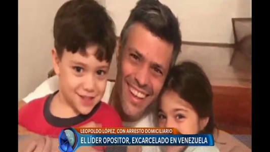 Venezuela: el encuentro de Leopoldo López con sus hijos tras pasar 40 meses en prisión
