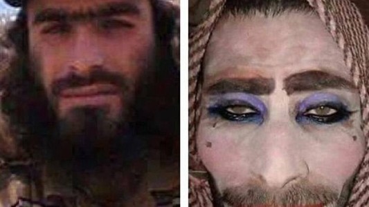 Un miembro de ISIS intentaba huir de Mosul disfrazado de mujer, pero olvidó un detalle