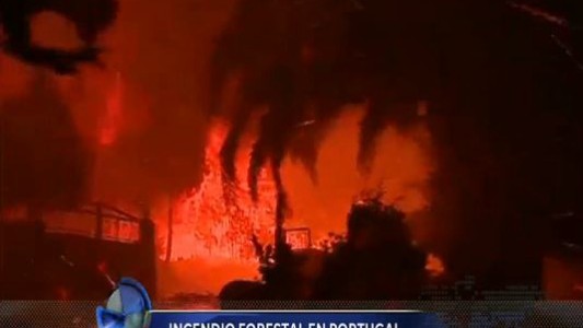 Incendio forestal en Portugal