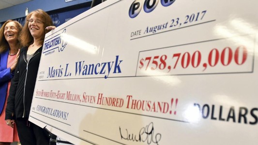 EE.UU.: una mujer ganó 758 millones de dólares, uno de los mayores premios de la historia