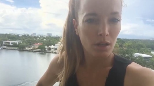 "Nos vamos porque se viene el huracán Irma", contó desde Miami Claudia Albertario