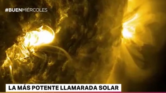 Detectan la llamarada solar más potente de los últimos 10 años