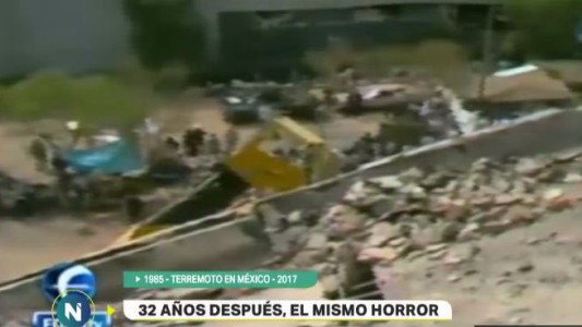 México tembló el mismo día que hace 32 años