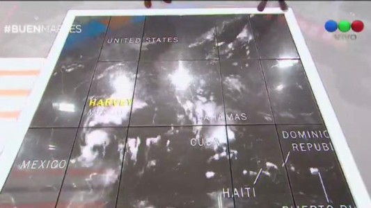 El time lapse del paso de los huracanes