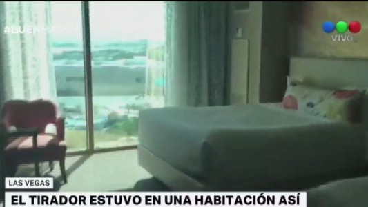#MasacreEnLasVegas El tirador estuvo en una habitación así