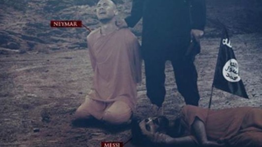 La escalofriante imagen de Messi muerto que usó el ISIS para amenazar al Mundial de Rusia