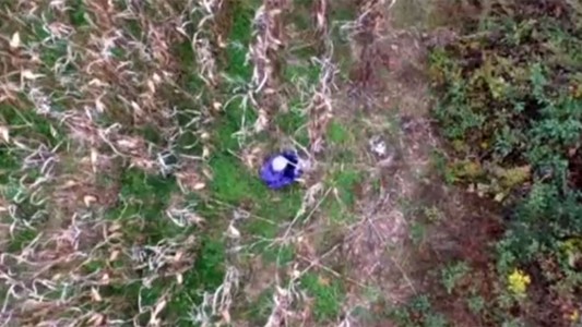 Así encontraron a una mujer que estaba perdida gracias a un drone