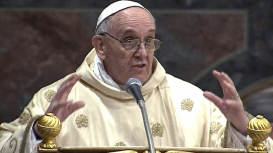 En Navidad, Francisco pidió "abrir los ojos ante el que sufre"