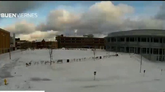 Dos días de tormenta, resumidos en medio minuto