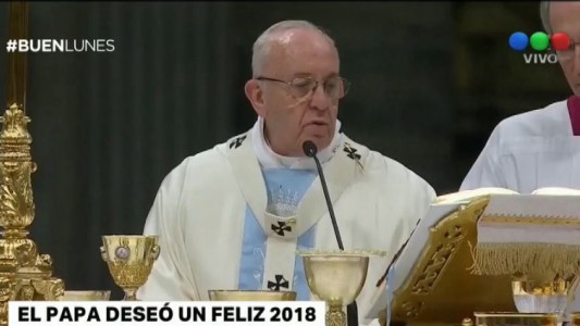 El Papa rezó por la paz mundial