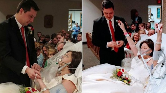"Sus últimas palabras fueron sus votos": joven con cáncer se casó horas antes de morir