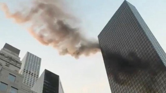 Nueva York: se incendia la Torre Trump de Manhattan