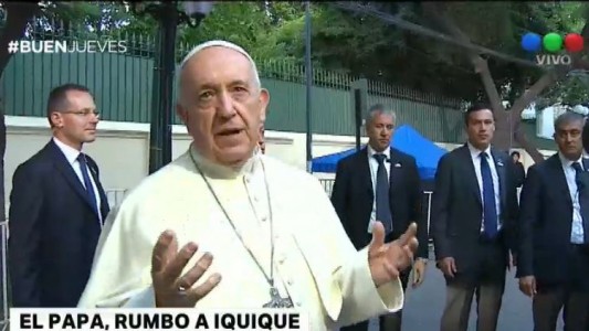 El Papa agradeció a los periodistas por la cobertura de su viaje a Chile