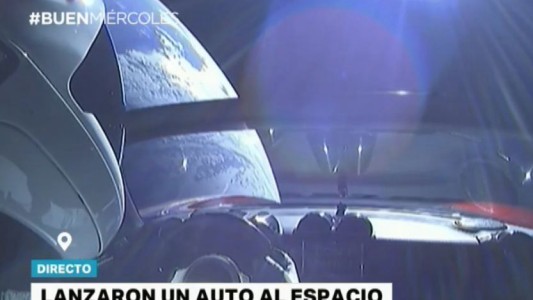 Lanzaron un auto al espacio