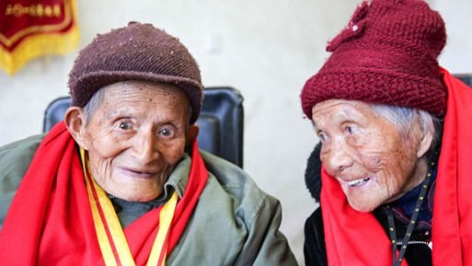 La emotiva historia de la pareja de tatarabuelos que cumplió 80 años de casados en China