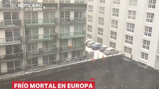 Frío mortal en Europa
