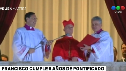 Francisco cumple 5 años como Papa