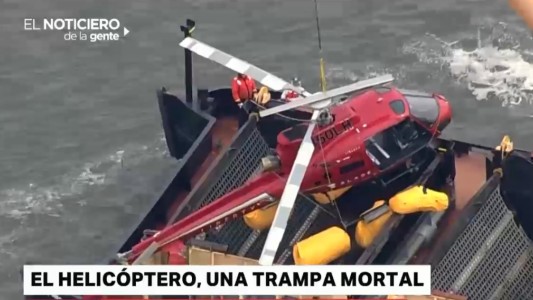 Una valija mal puesta habría causado el accidente del helicóptero en Nueva York