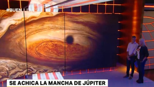 Se achica la mancha de Júpiter