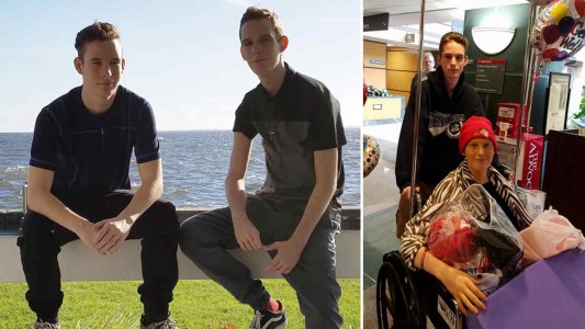 Gemelo recibió trasplante a tiempo pero su hermano se murió