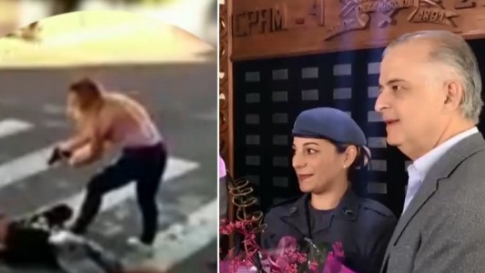 Condecoraron a la policía que mató a un ladrón frente a una escuela